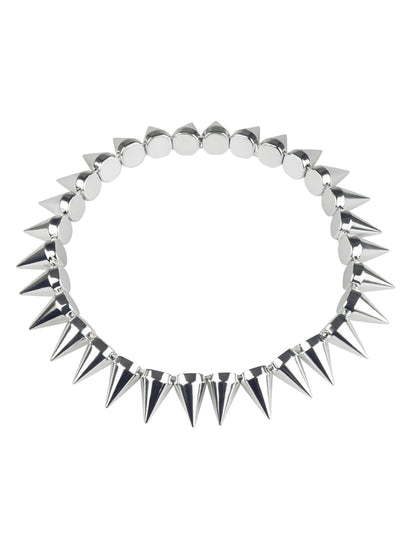 Vue de face du collier punk pour adulte