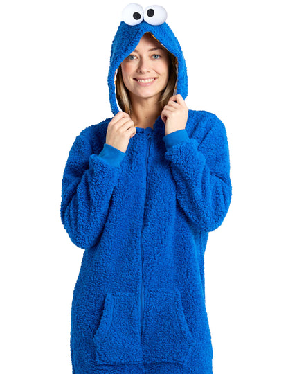 Kostum Cookie Monster Sesame Street™ za odrasle 