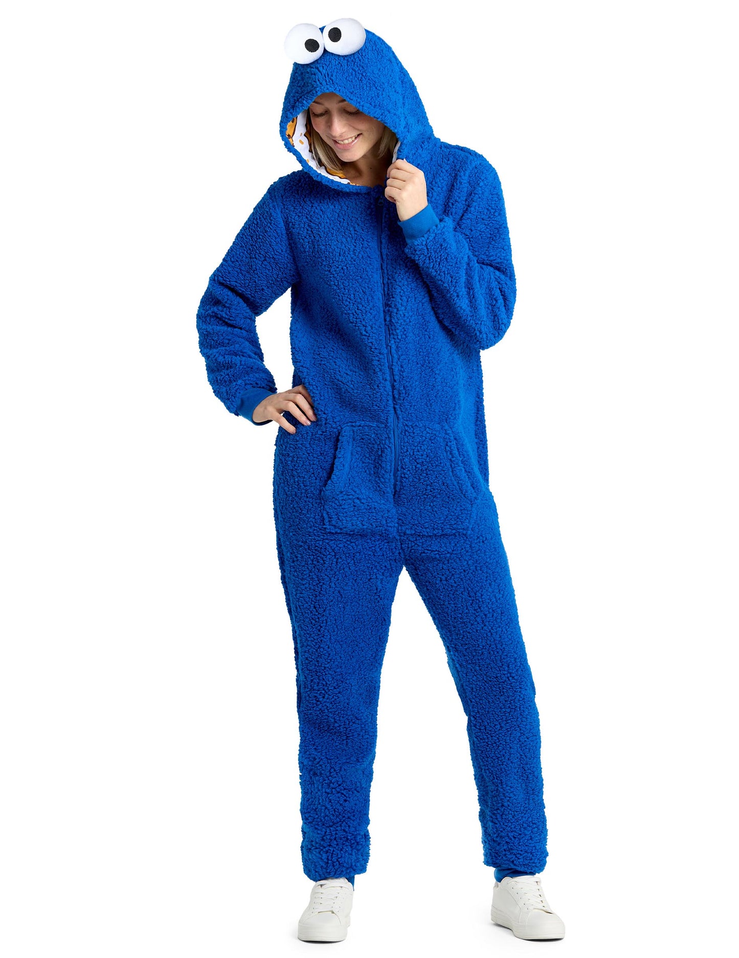 Kostum Cookie Monster Sesame Street™ za odrasle 