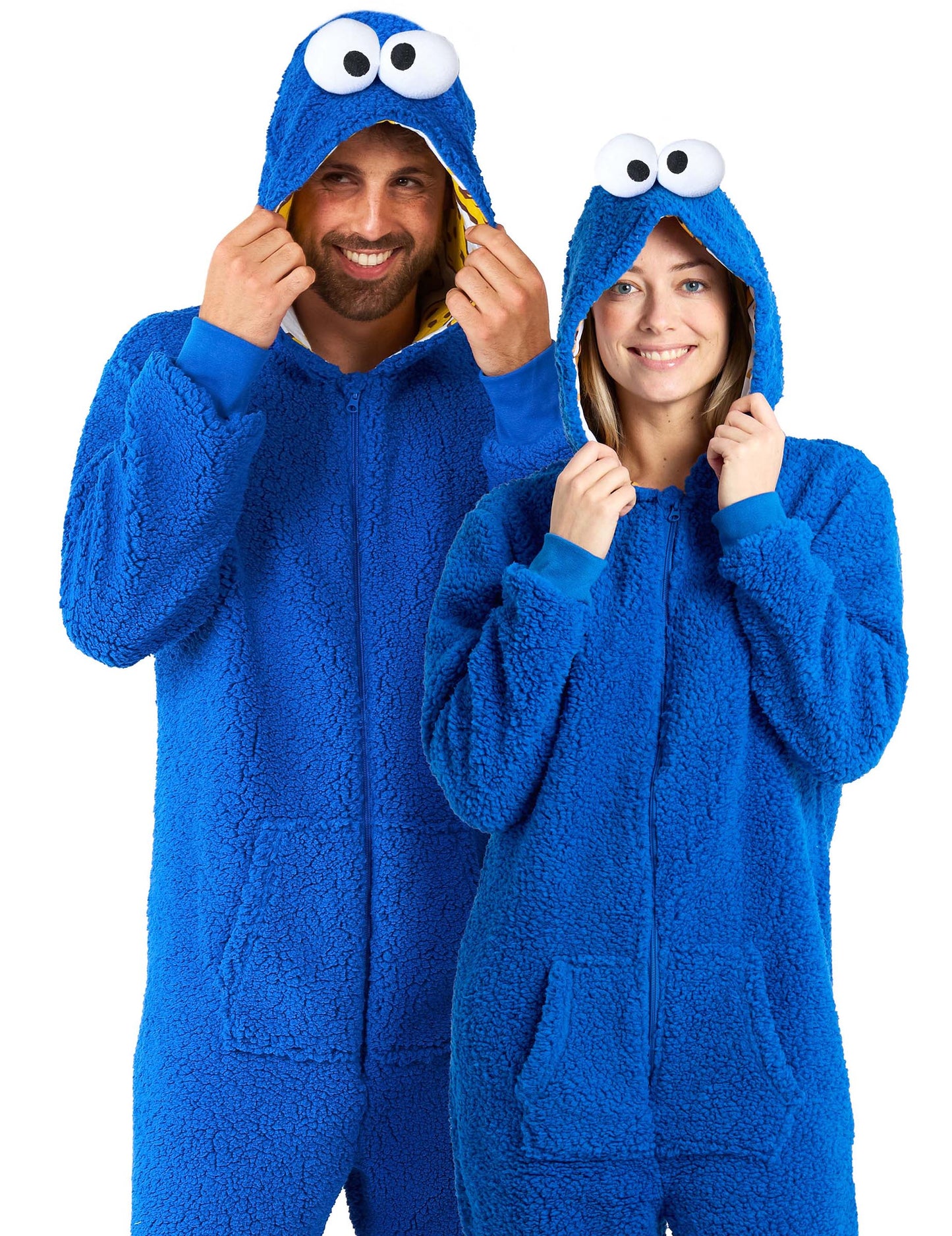 Kostum Cookie Monster Sesame Street™ za odrasle 