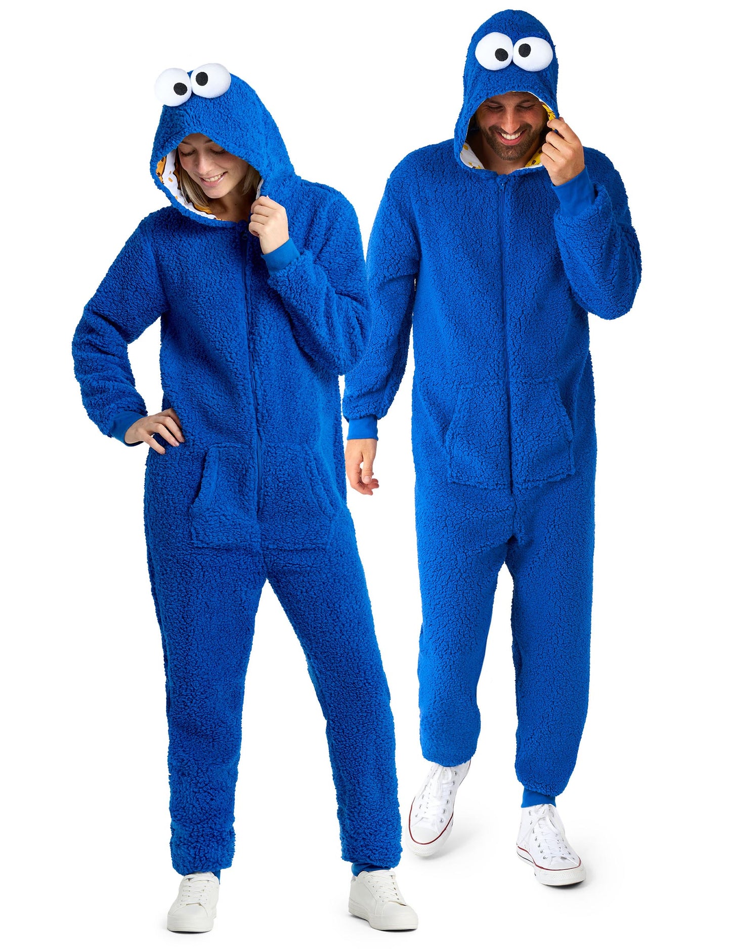 Kostum Cookie Monster Sesame Street™ za odrasle 