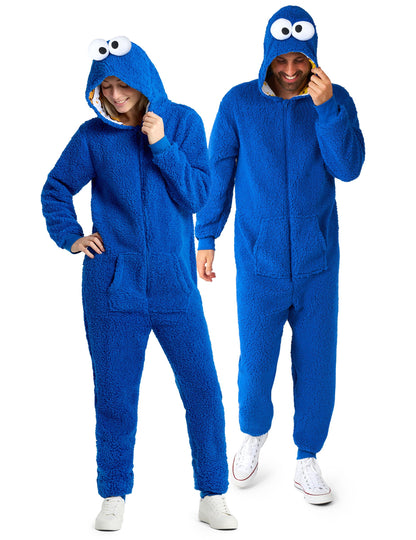 Kostum Cookie Monster Sesame Street™ za odrasle 