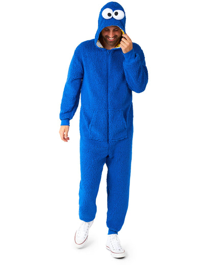 Kostum Cookie Monster Sesame Street™ za odrasle 