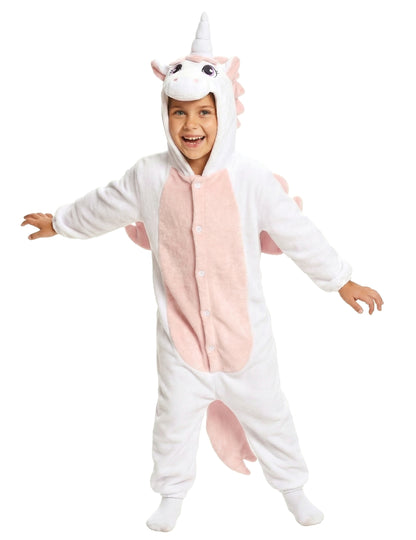 Beli samorog in roza kombinacija