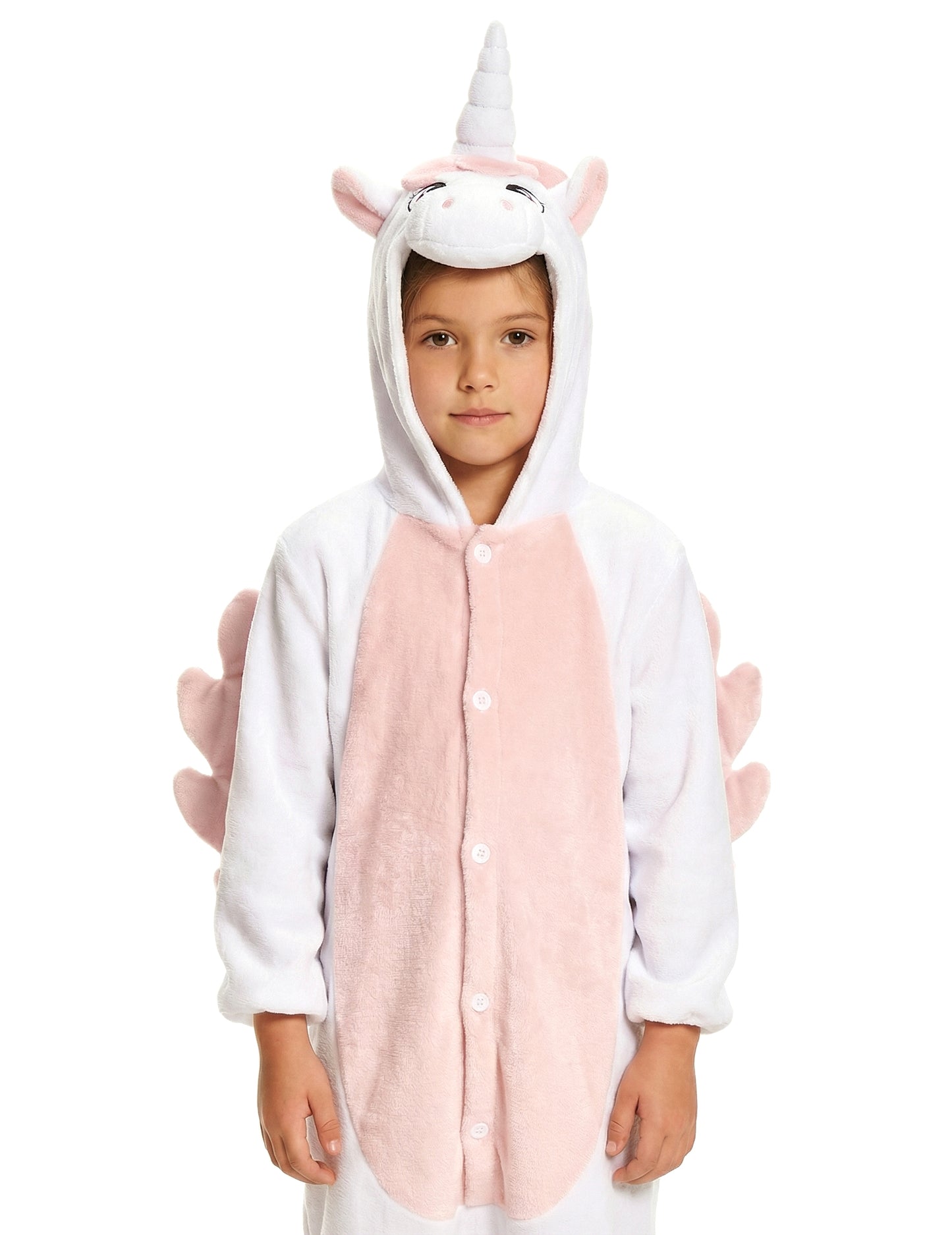 Beli samorog in roza kombinacija