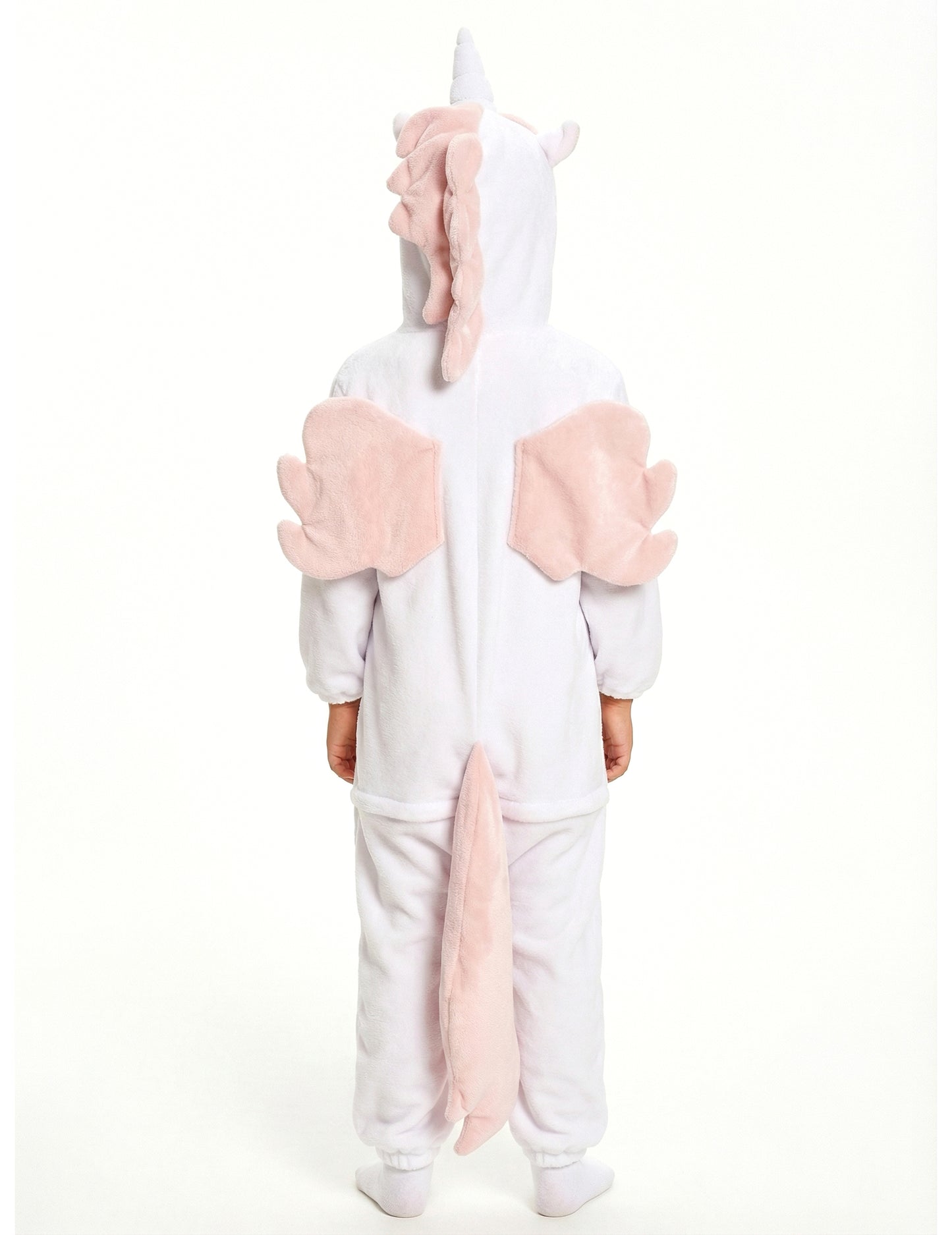 Beli samorog in roza kombinacija