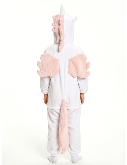 Beli samorog in roza kombinacija