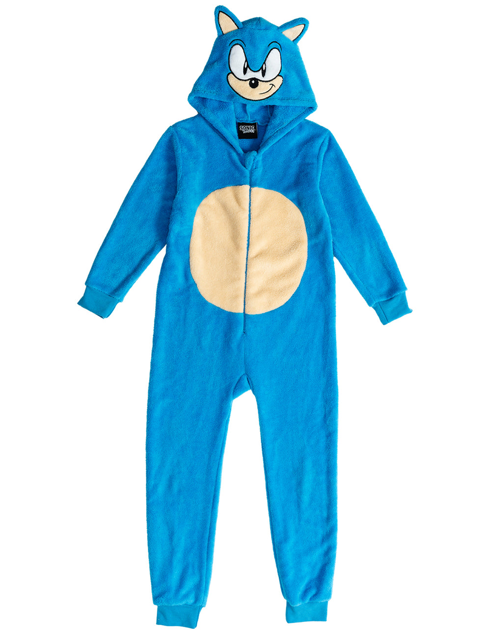 Vue de face de la combinaison Sonic pour enfant