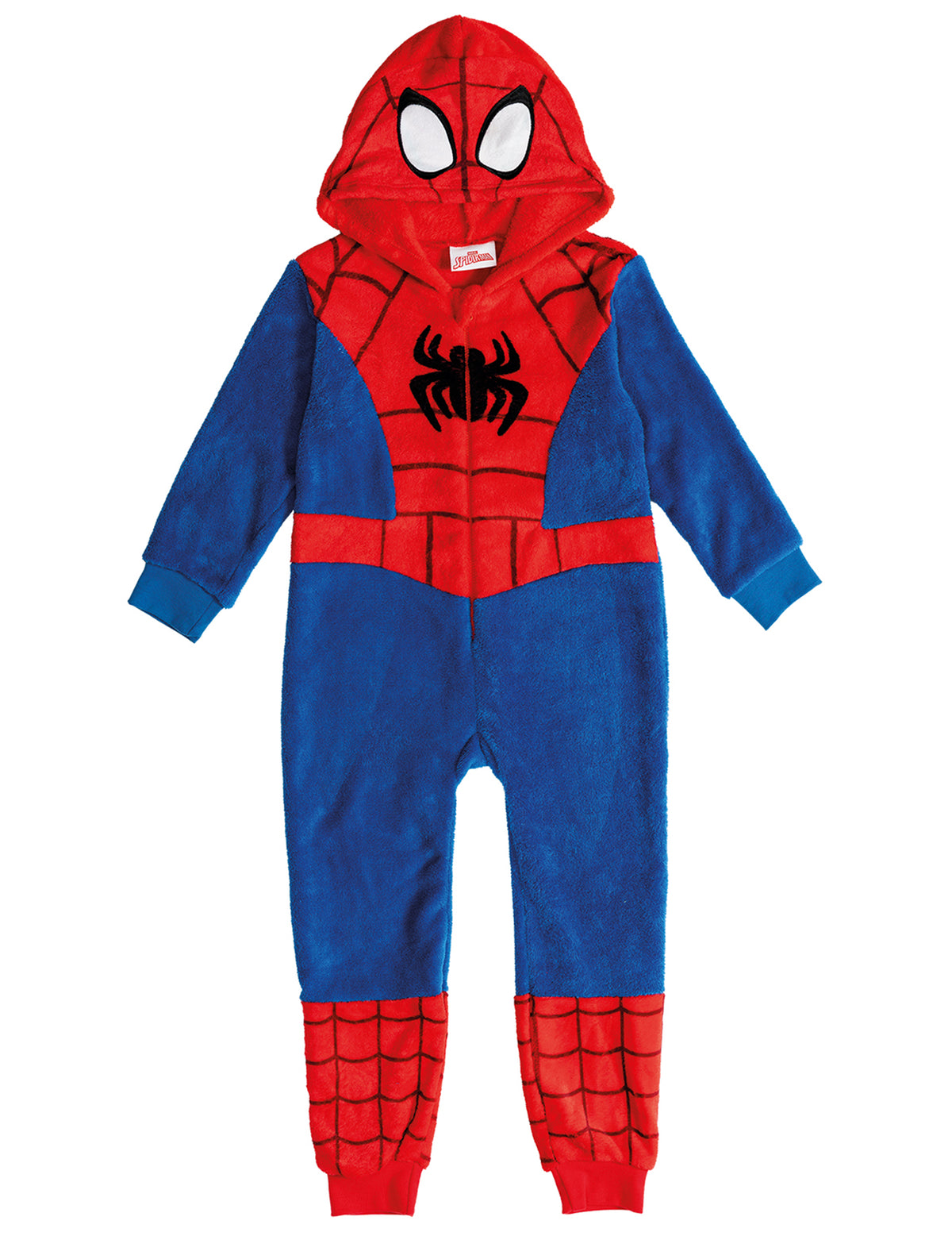 Vue de face de la combinaison Spiderman pour enfant