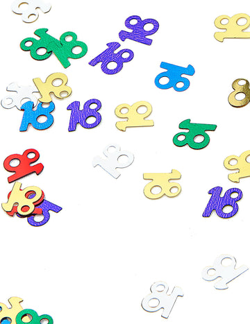 Konfeti za 18. rojstni dan 