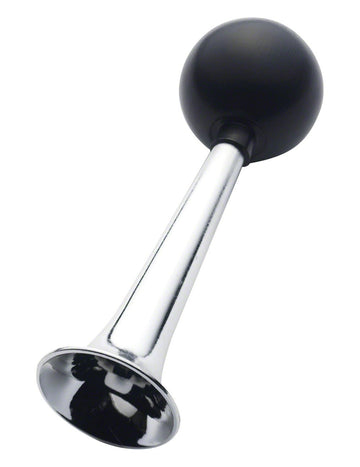 Klaxon de clown pour adulte argenté et noir