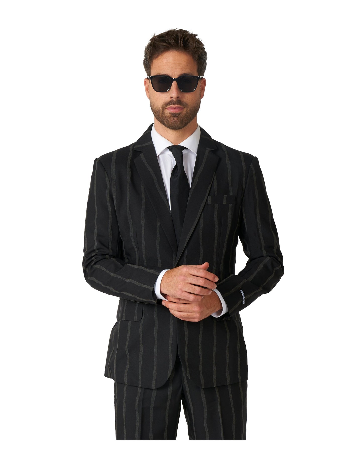 Kostum s fosforescentnimi črtami