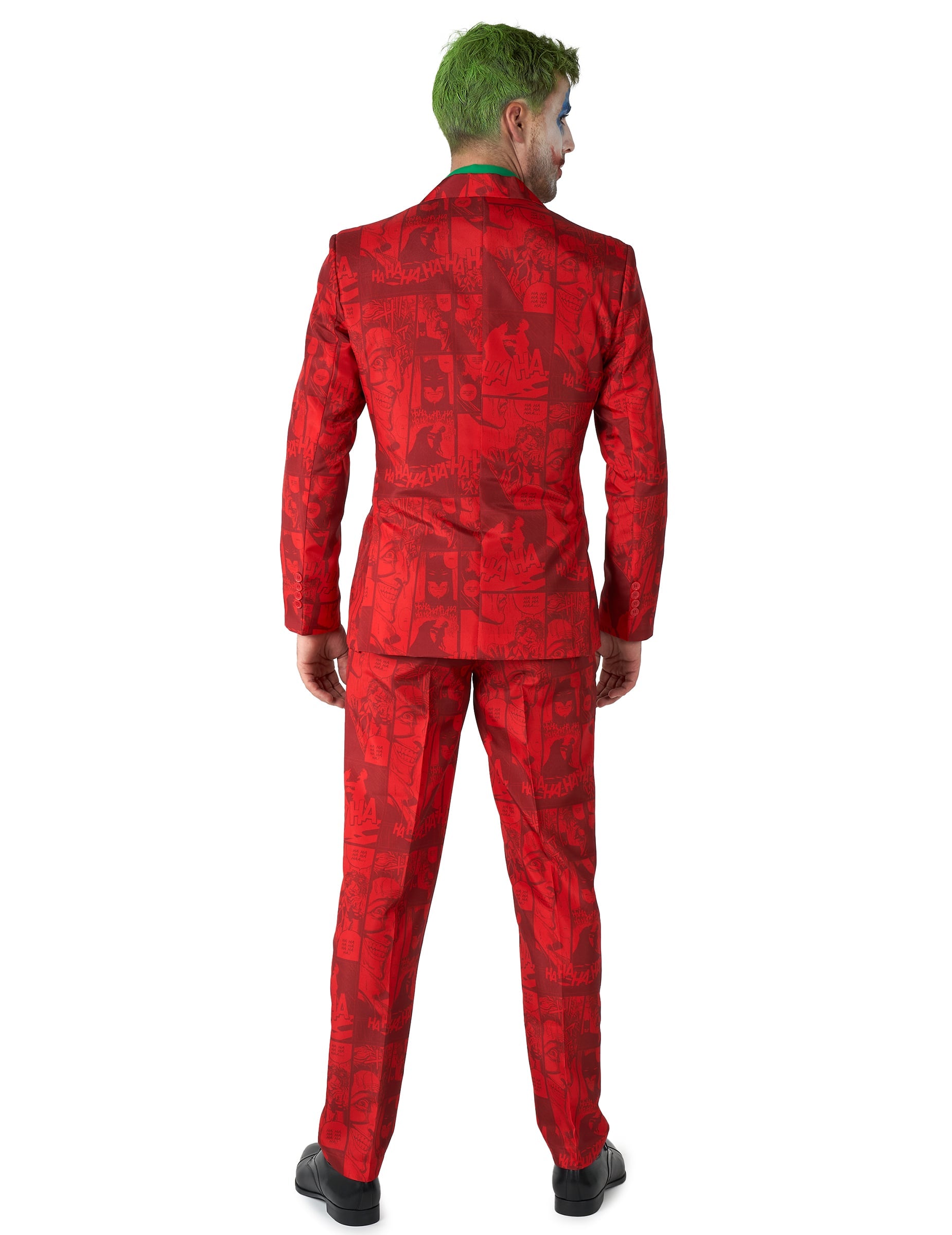 Vue de dos du costume Joker Suitmeister pour adulte