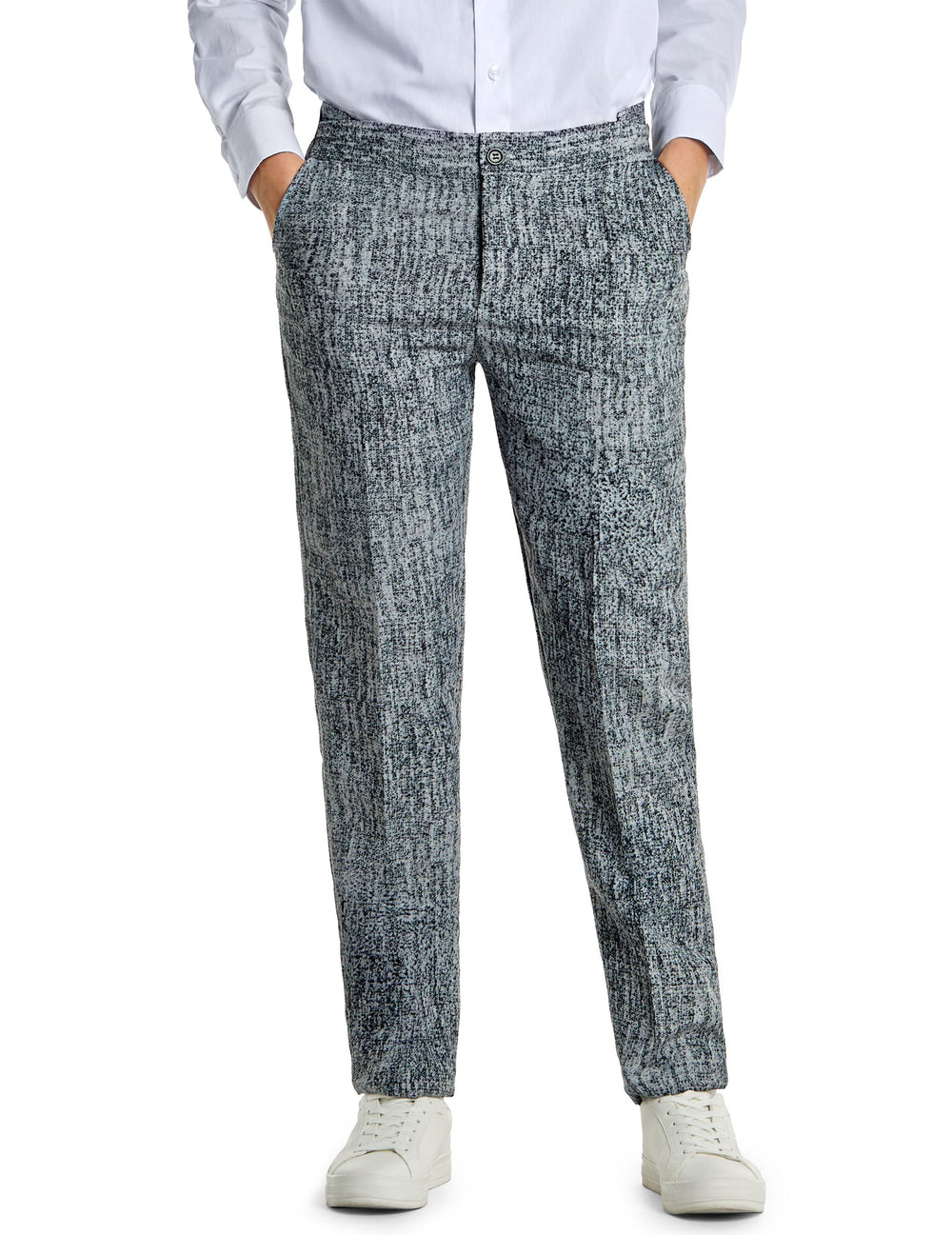 Vue de face du pantalon du costume Mr. Années 20 Gangster