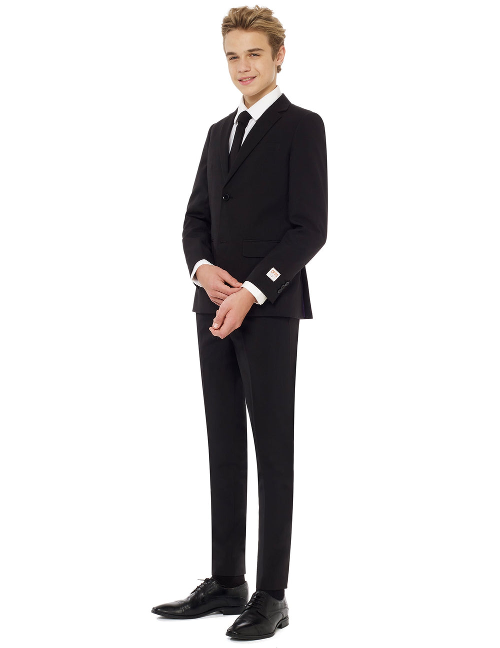 Vue de profil du costume Mr. Black Opposuits™