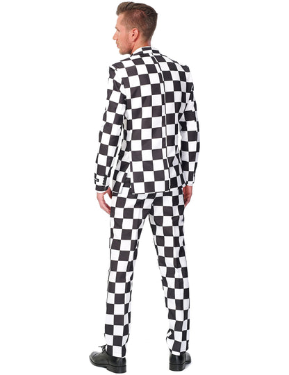 Vue de dos du costume Mr. Black et White Suitsmeister pour homme