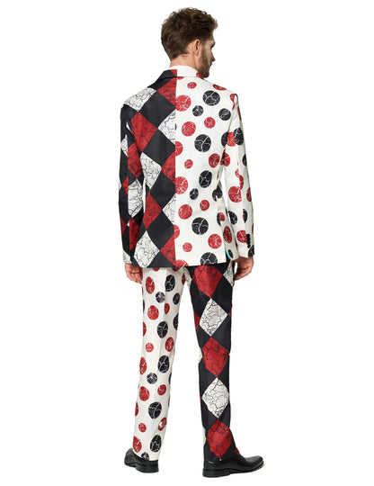 Vue de dos du costume Mr. Clown Vintage pour homme