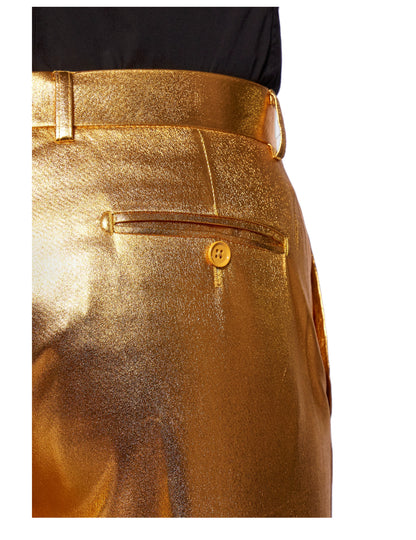 Détail de la poche arrière du pantalon du costume Mr. Groovy Gold Opposuits pour homme