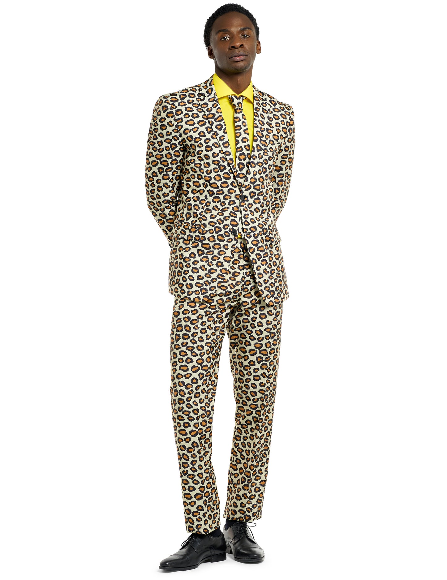 Vue de face du costume Mr. Jaguar Opposuits pour homme