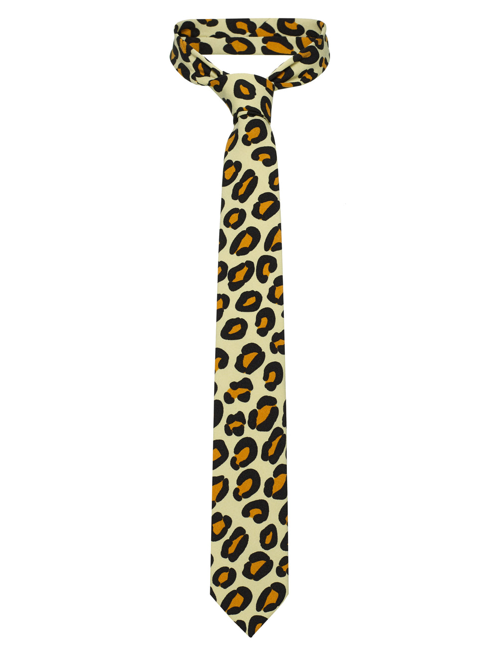 Cravate à imprimé léopard du Costume Mr. Jaguar