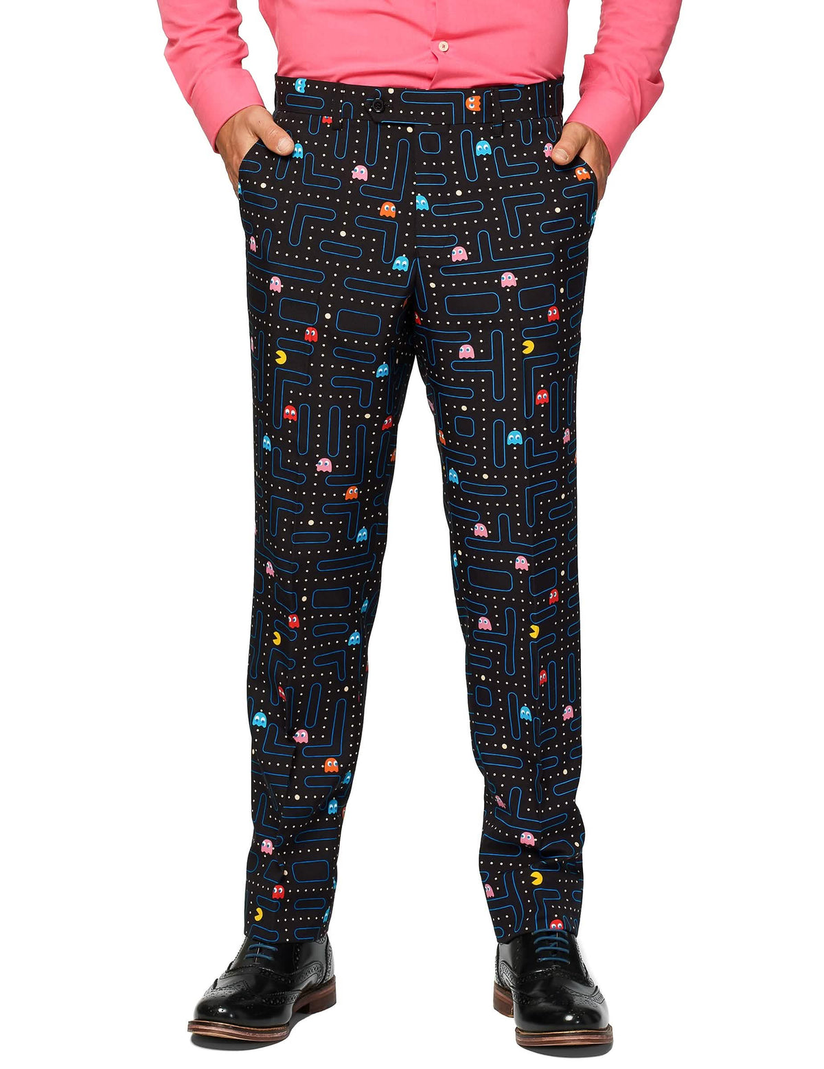 Pogled na hlače kostuma g. Pac-Man za moški