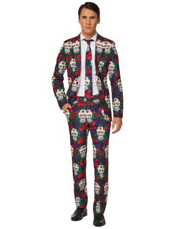 Kostum g. Skull Day of the Dead Homme Suitmeister