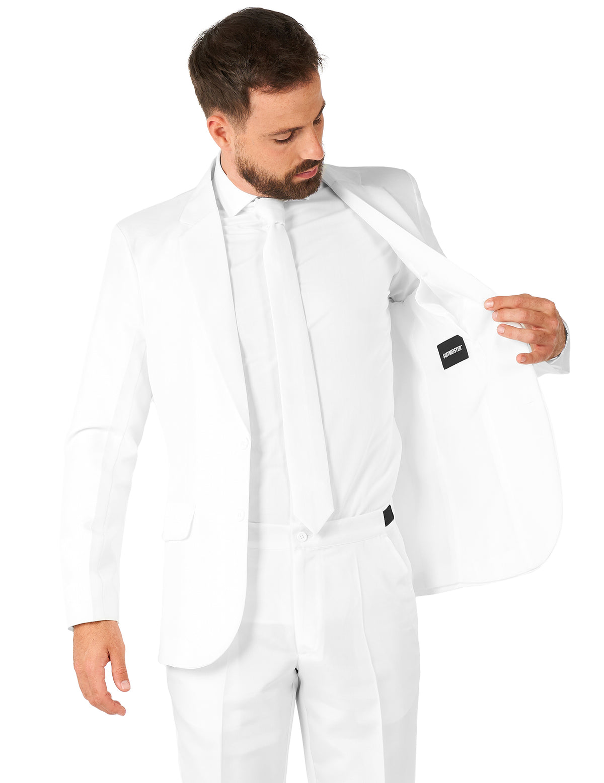 Moška bela obleka Mr. Solid Suitmeister™