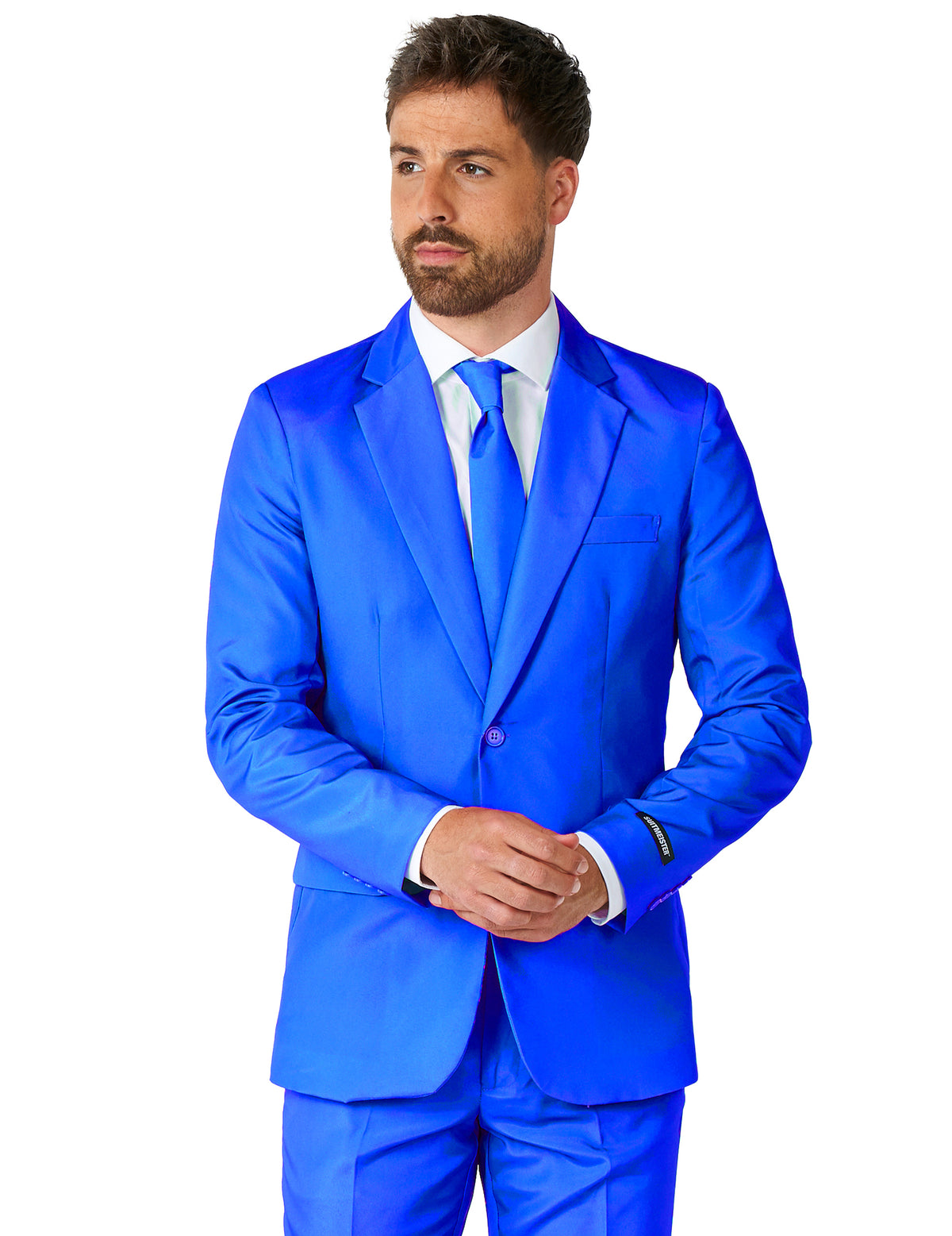Moška modra obleka Suitmeister™ Mr. Solid