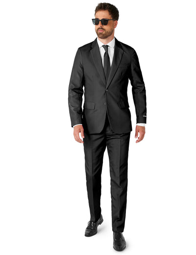 Moška črna obleka Suitmeister™ Mr. Solid