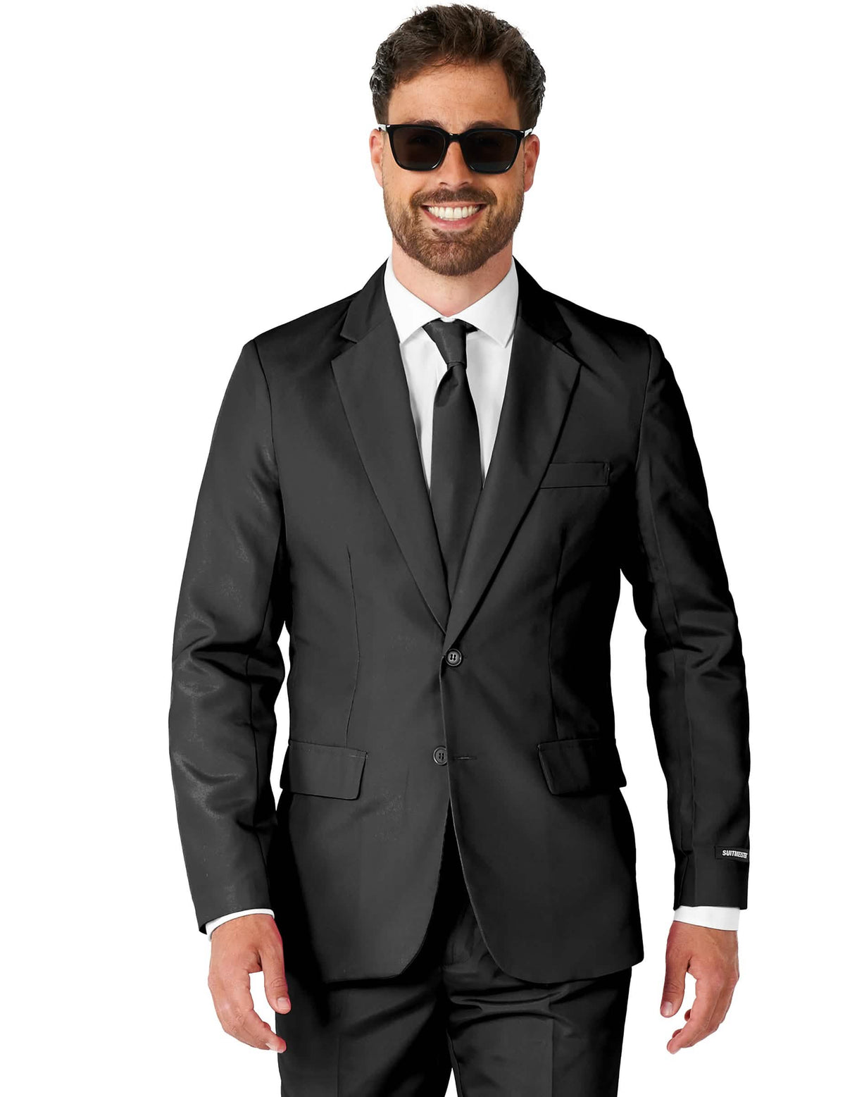 Moška črna obleka Suitmeister™ Mr. Solid