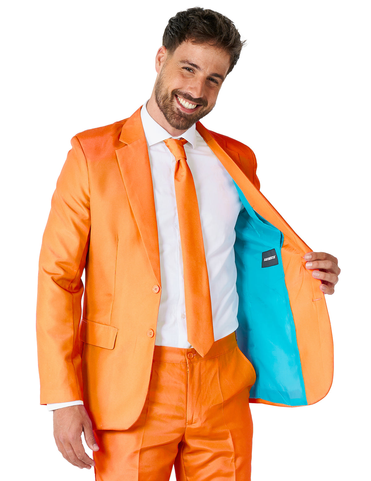 Moška oranžna obleka Mr. Solid Suitmeister™