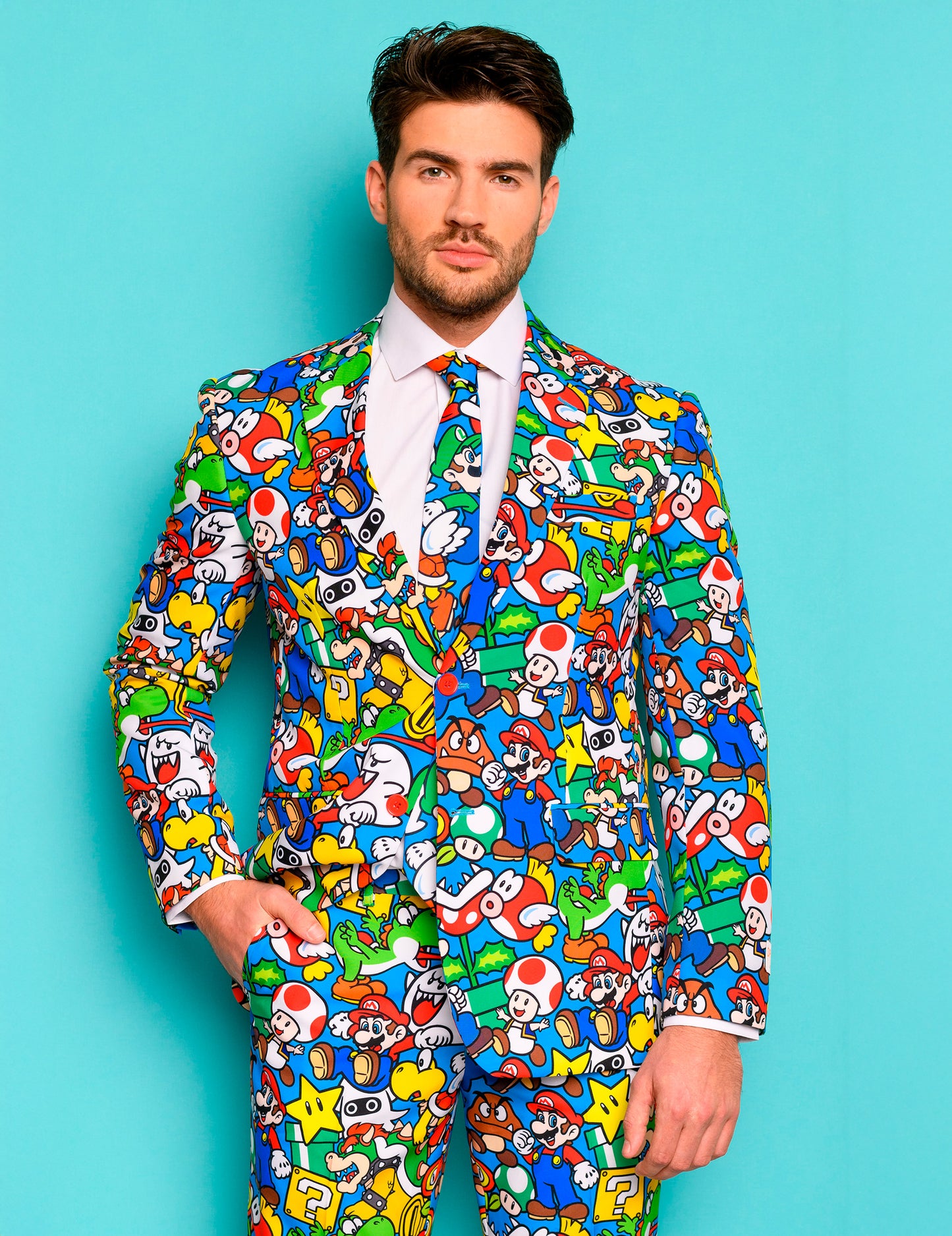 Costume Mr. Super Mario™ adulte Opposuits™