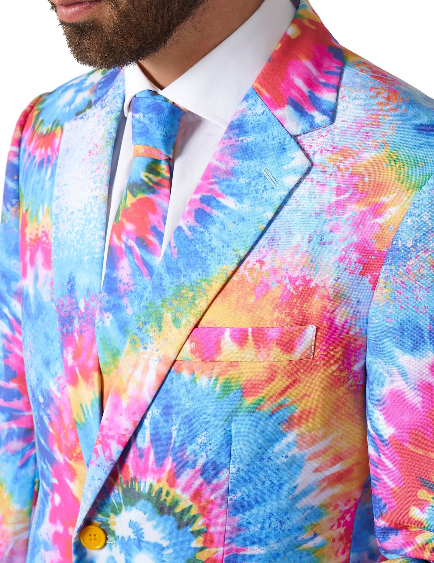 Kostum za odrasle z motivom tie-dye Opposuits™