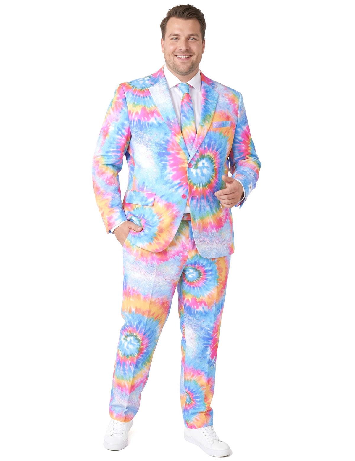 Kostum za odrasle z motivom tie-dye Opposuits™