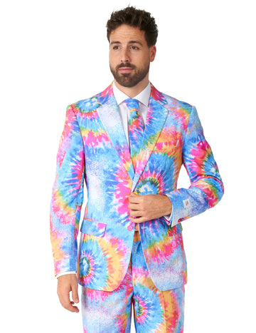 Kostum g. Tie-Dye nasprotja za odrasle