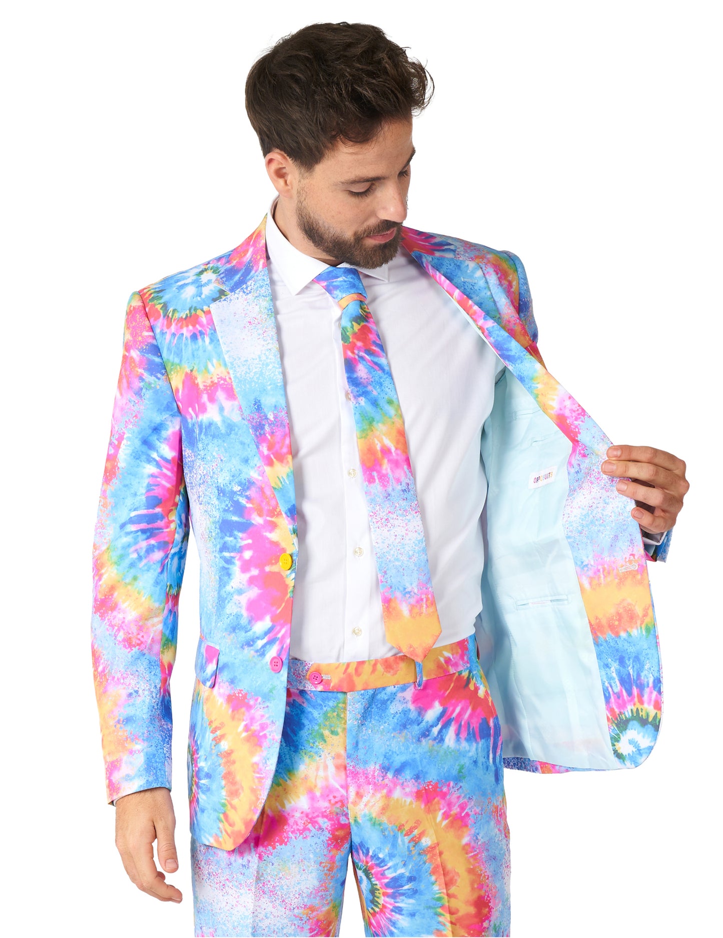 Kostum g. Tie-Dye nasprotja za odrasle