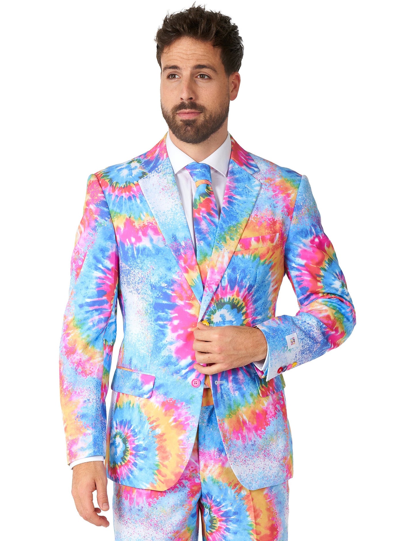 Kostum g. Tie-Dye nasprotja za odrasle