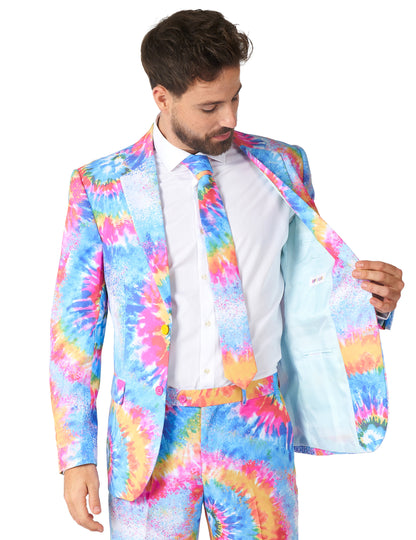 Kostum za odrasle z motivom tie-dye Opposuits™