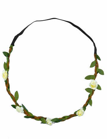 Krona odraslih elastičnih belih cvetov