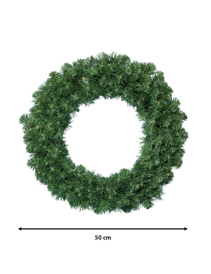 Krona božična krona zelena 50 cm