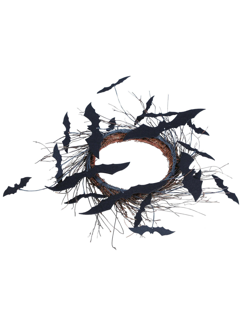 Détail des chauves-souris de la couronne de porte chauve-souris