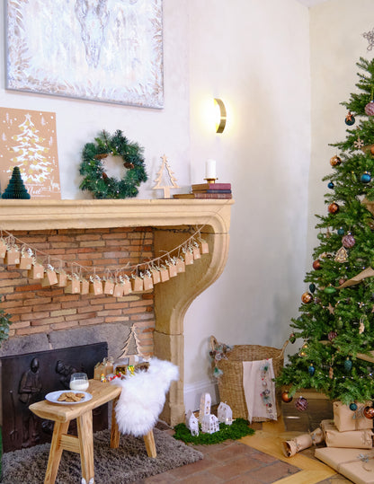 Jelkov venec s storži 40 cm za vrata