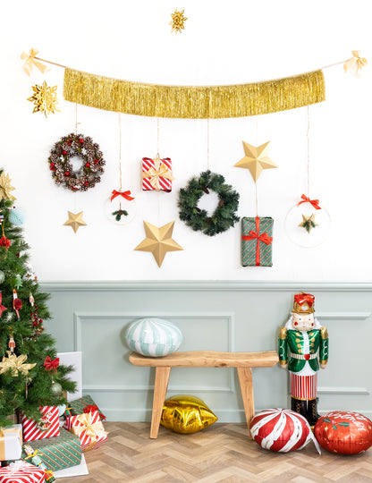 Jelkov venec s storži 40 cm za vrata