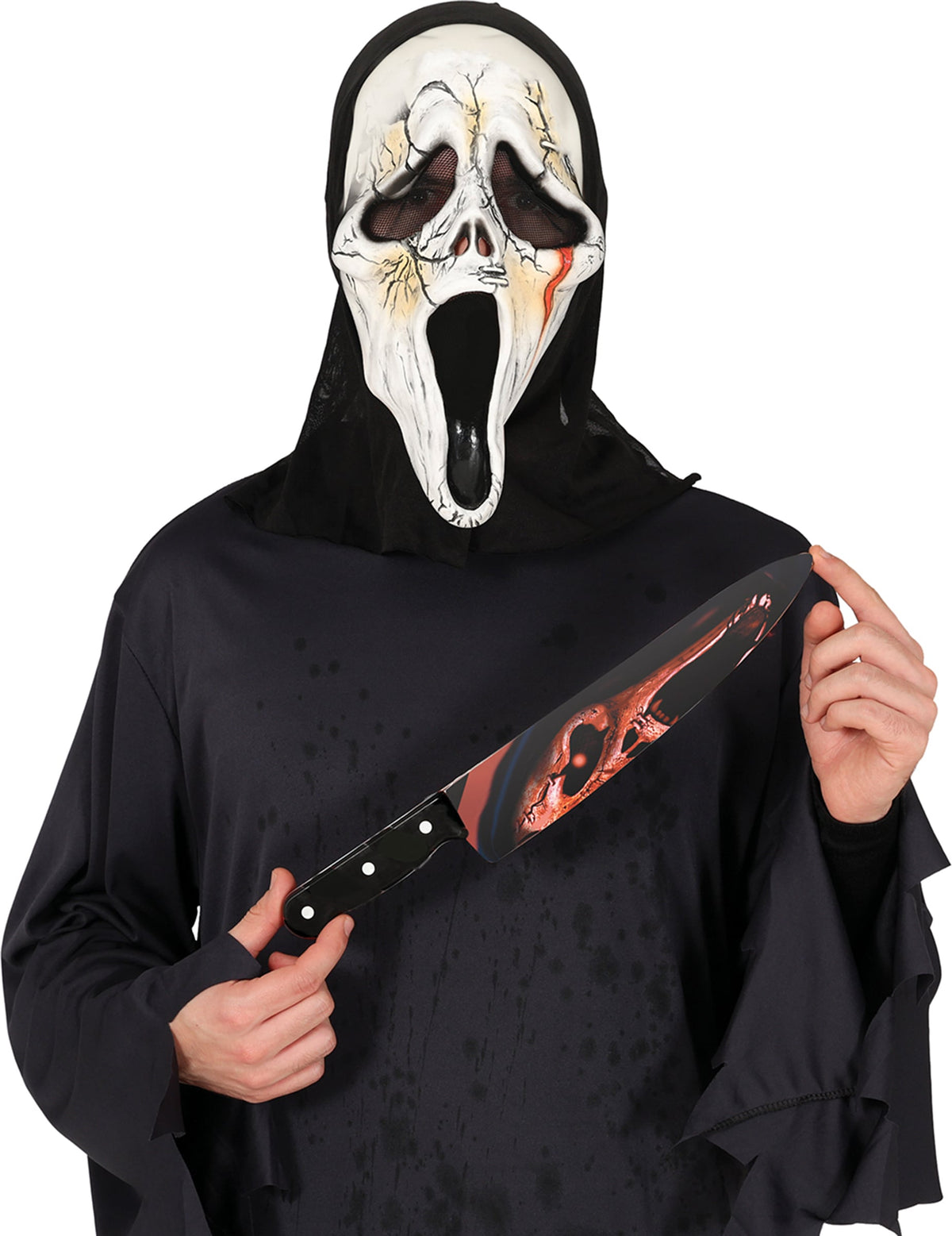 Détail de la lame du couteau de tueur fantomatique