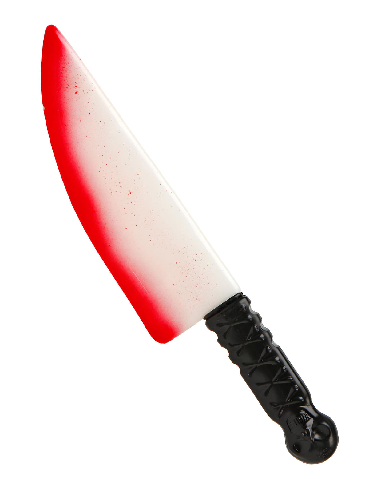 Couteau ensanglanté phosphorescent pour adulte blanc rouge et noir