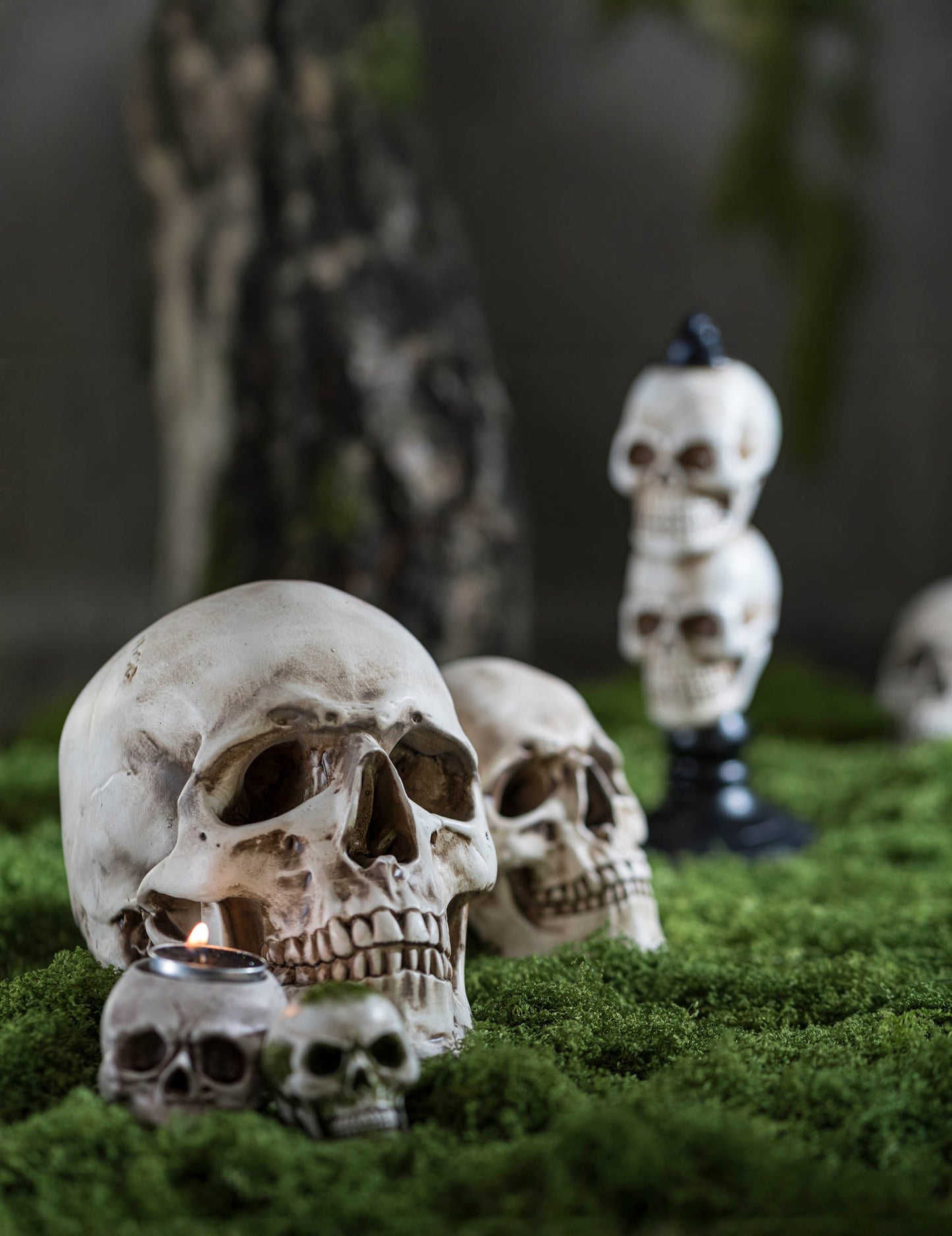 Lobanja iz smole 21 cm