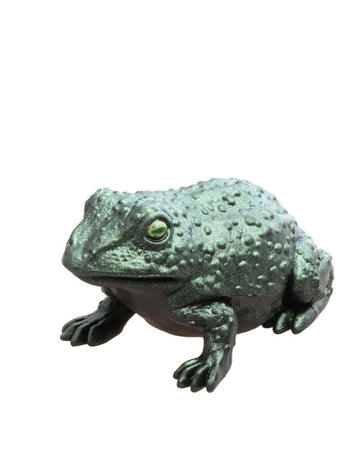 Iridescentna zelena plastična krastača 12.5 cm