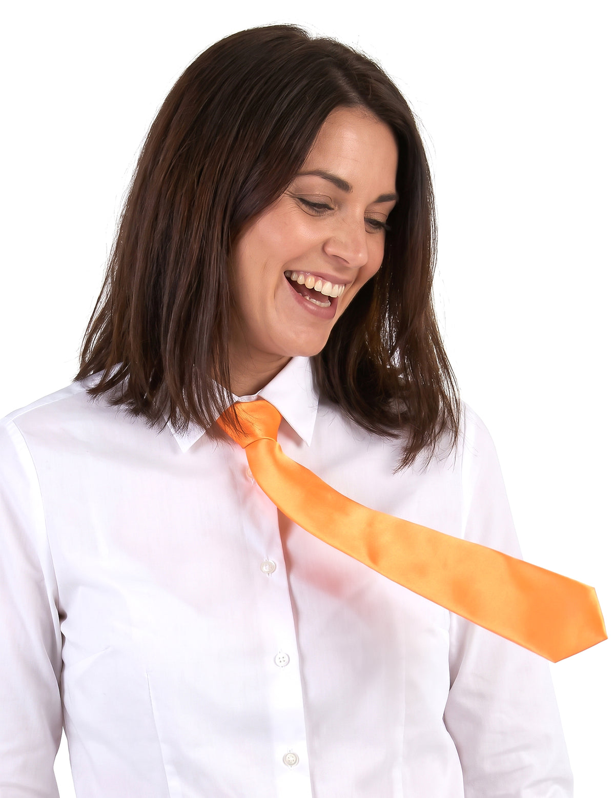 Oranžna oranžna kravata