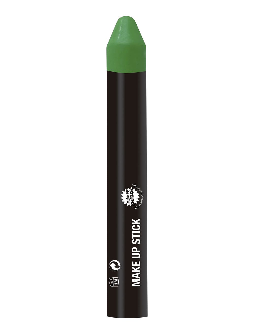 Vue de face du crayon maquillage vert foncé