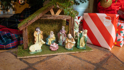 Naravne jaslice z 8 figuricami 20 cm 